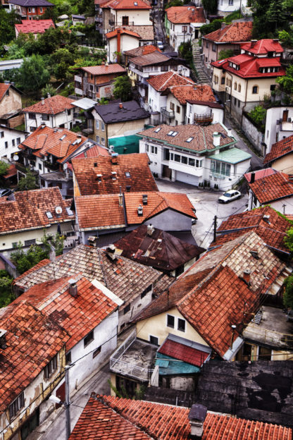 Rooftops of Sarajevo.